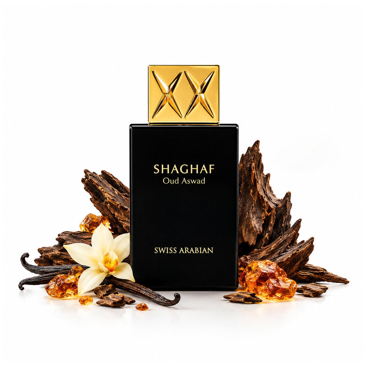 Shaghaf Oud Aswad Eau de Parfum 75ml | Swiss Arabian – Swiss