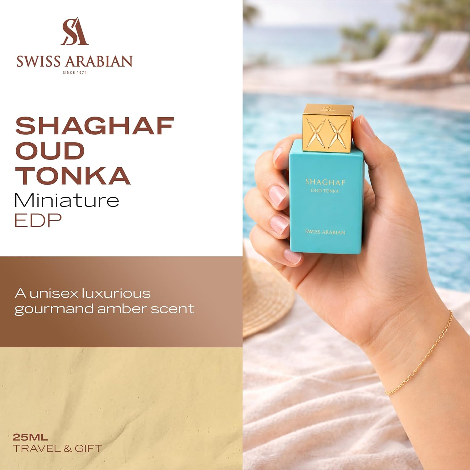 Shaghaf Oud Tonka 1420 Eau de Parfum Mini 25ml | Swiss Arabian