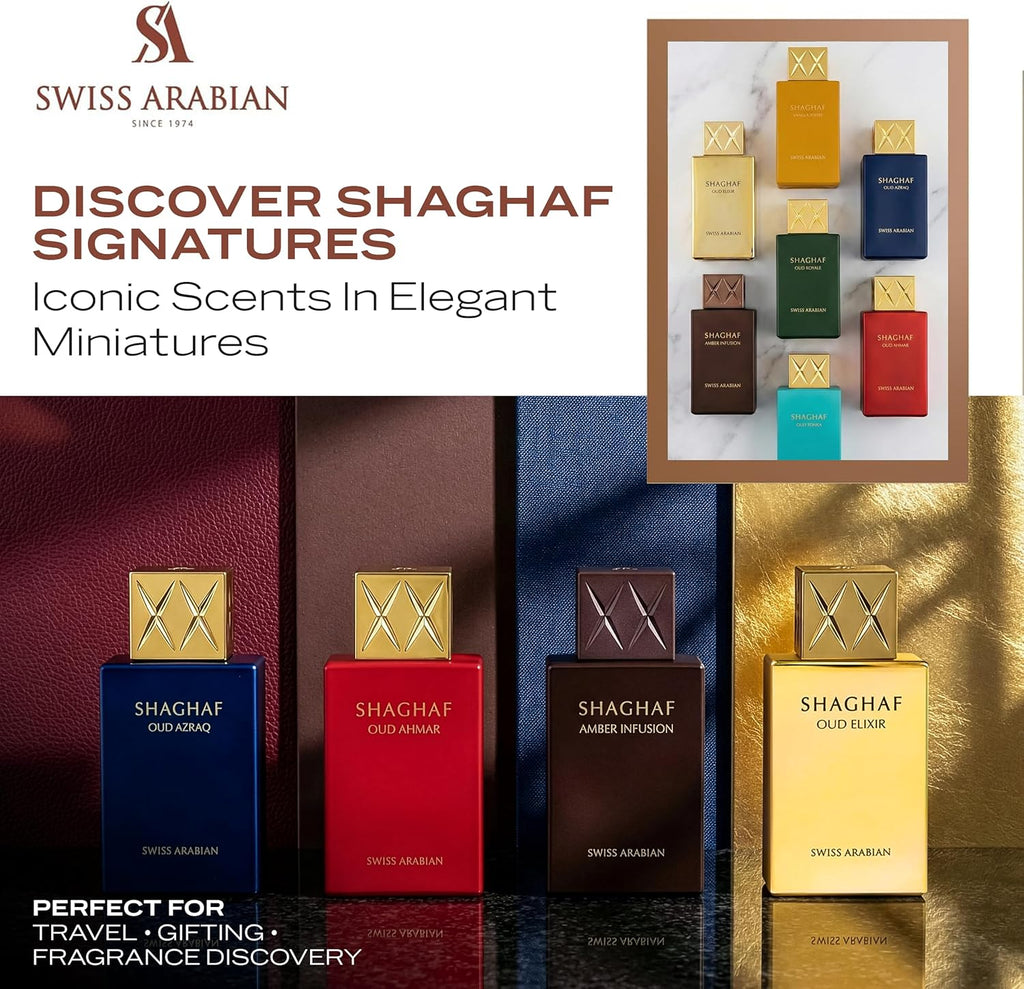 Shaghaf Oud Azraq Eau de Parfum Mini 25ml | Swiss Arabian – Swiss