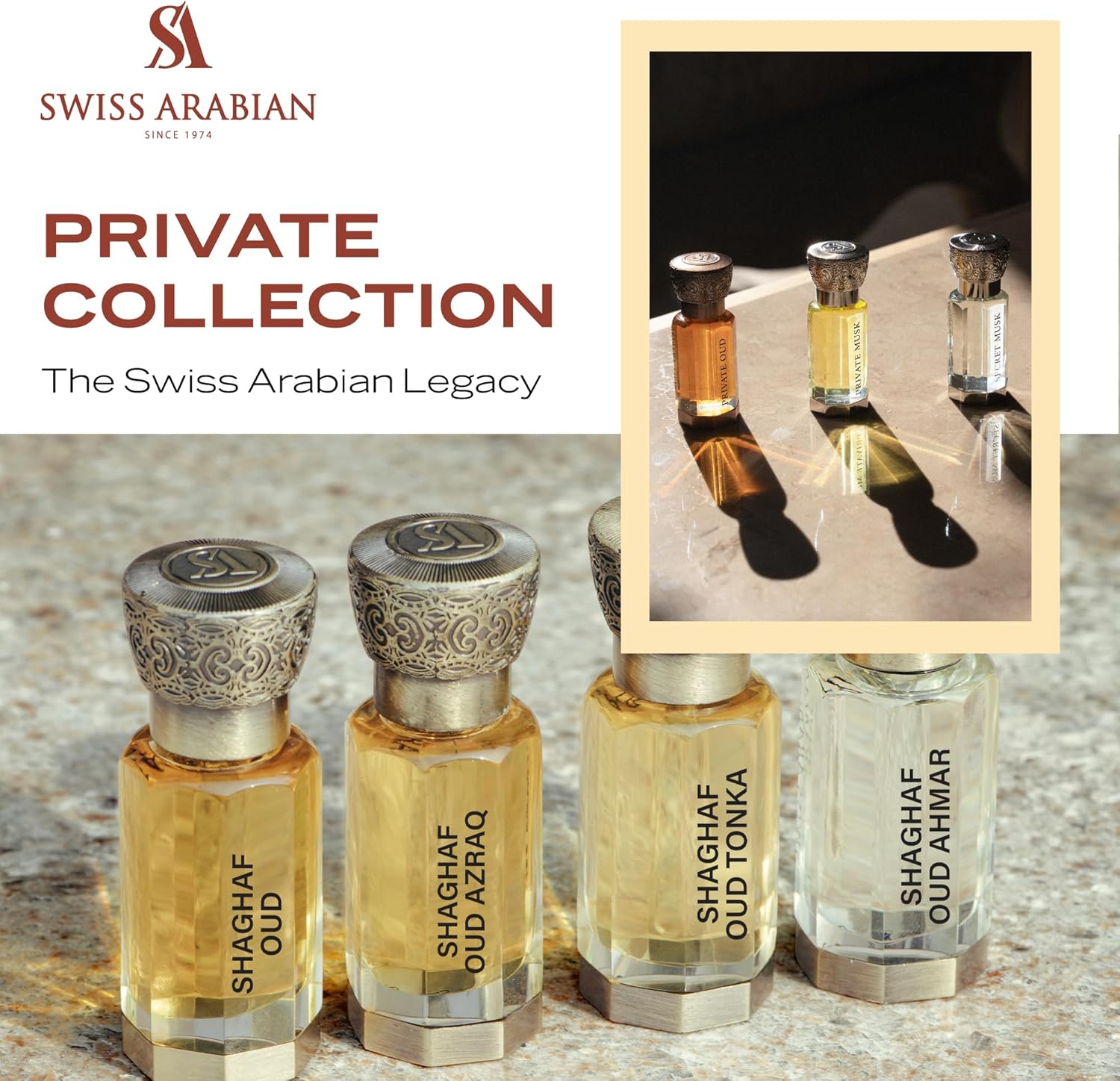 Shaghaf Oud Azraq Concentrated Perfume Oil 12ml | Swiss Arabian